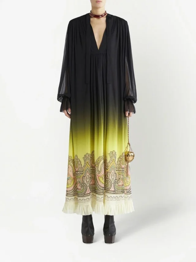 Etro Printed Silk Dress, photo 3 of 7 from Balardi