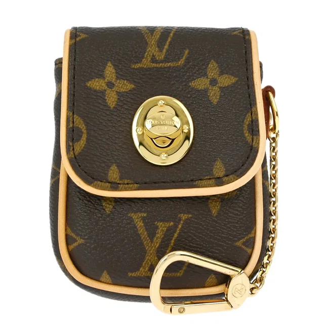 Louis Vuitton Monogram Pochette Tulum Pouch Bag Key Holder M60020 in Coated canvas from AMORE Vintage Tokyo