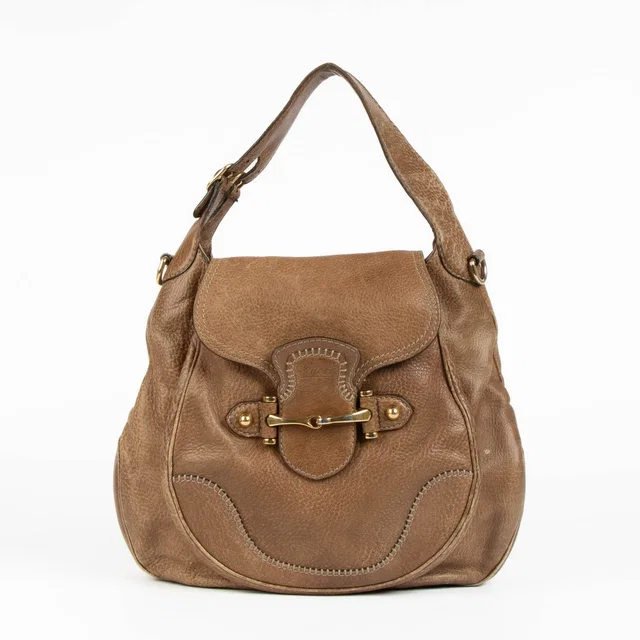 Gucci Brown Pelham Shoulder Bag in Brown Leather from Labellov