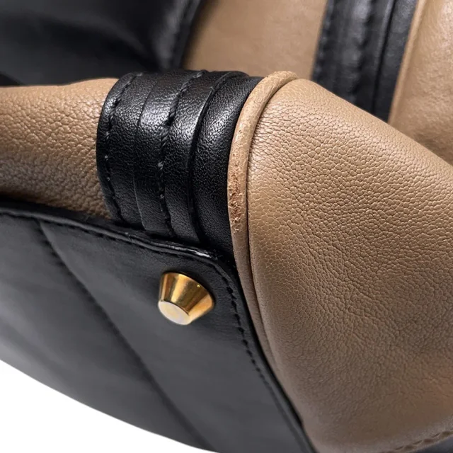 Chloé Alice 2way Shoulder Bag Black/Brown Leather in Black Leather from GALLERY RARE, photo 10 of 18