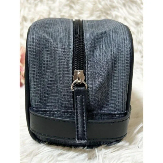 Bvlgari Men's Bag - Blue/Black in black|blue from Depop, photo 4 of 5