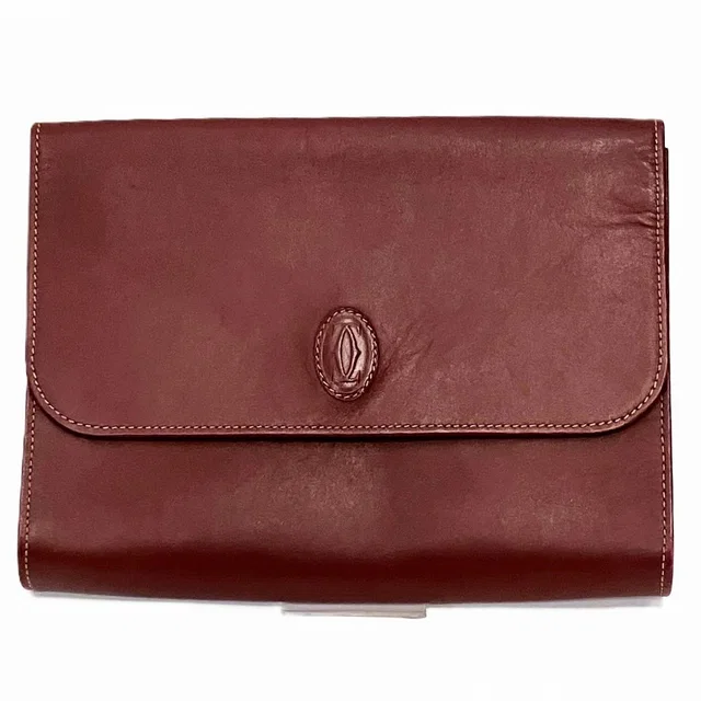 Cartier Must Clutch Leather in Leather from The Reluxe