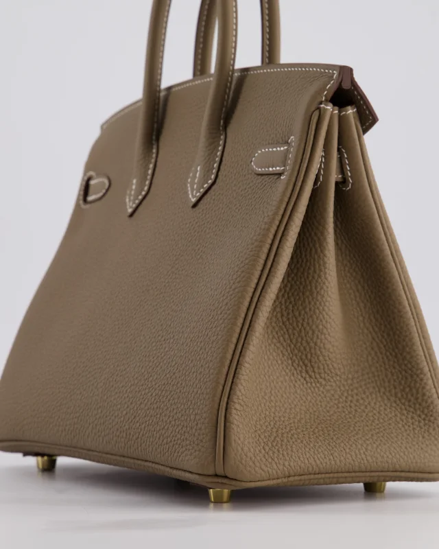 Hermès Birkin 25 Retourne Bag in Taupe Togo leather from Sellier, photo 13 of 21