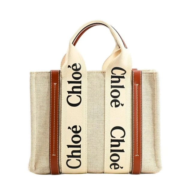 Chloé Woody Tote Handbag Brown in brown|red from Poshmark