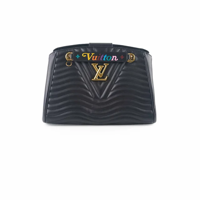 Louis Vuitton New Wave Chain Tote Black in Black Calfskin from The Purse Affair