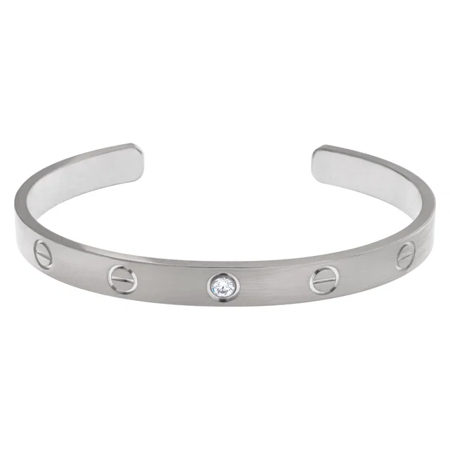 Cartier Love Bangle in White White Gold from Gray And Sons