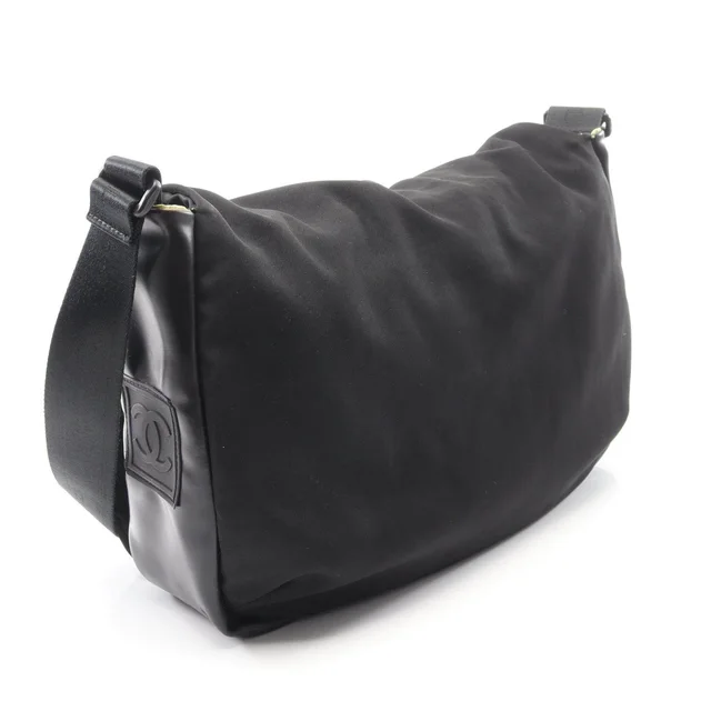 Chanel Sports Line Nylon Rubber Shoulder Bag in Black Nylon from LuxUness, photo 2 of 10