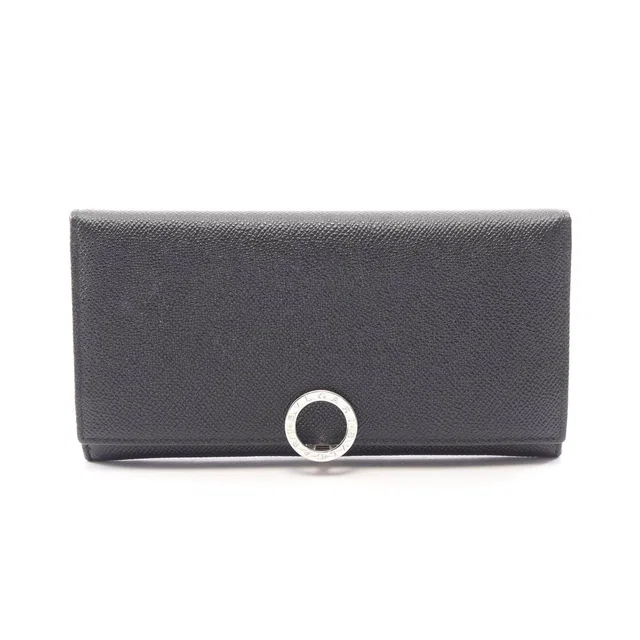 Bvlgari Leather Long Bifold Wallet in Leather from LuxUness