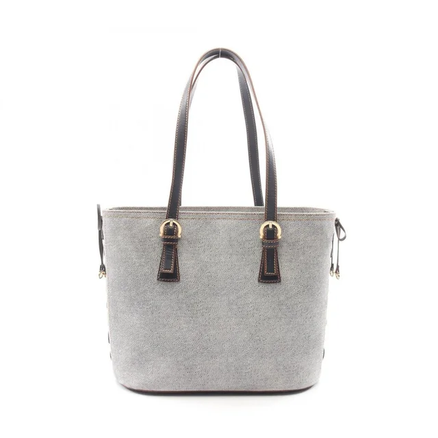 Ferragamo Side Ribbon Tote Bag/Handbag, Denim/Leather, Women's, Gra... in gray Denim from Poshmark, photo 1 of 1