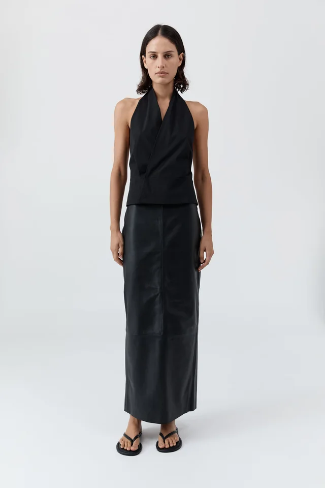 St Agni Halter Wrap Top - Black from St. Agni, photo 1 of 1