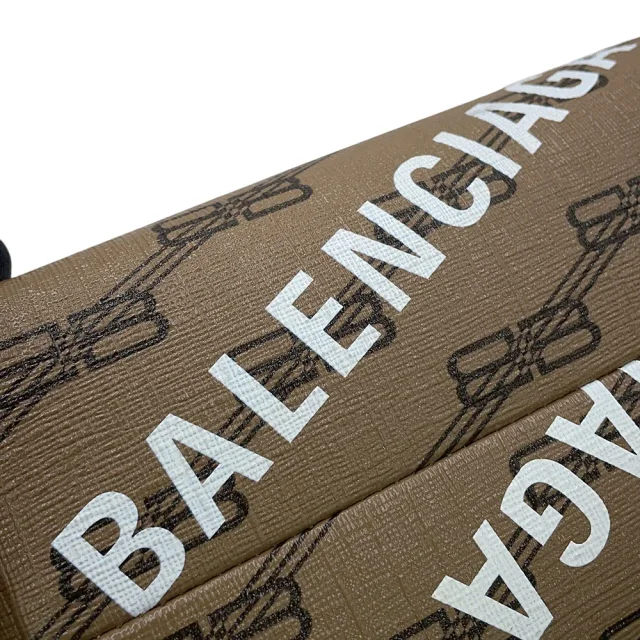Balenciaga BBMonogram Shopper Bag Brown702699 PVC Size Small from GALLERY RARE, photo 7 of 18