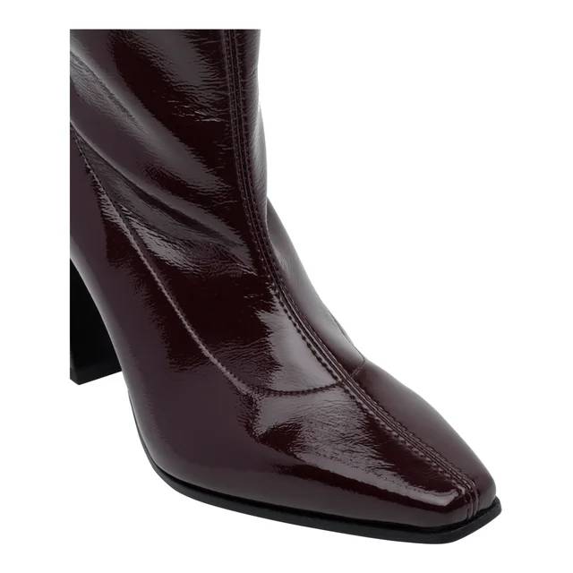 Stuart Weitzman Square-toe high-heeled ankle boots, photo 4 of 4 from SENSER