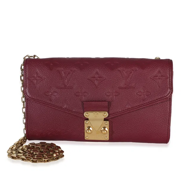 Louis Vuitton Aurore Monogram Empreinte Saint Germain Pochette in Coated canvas from myGemma