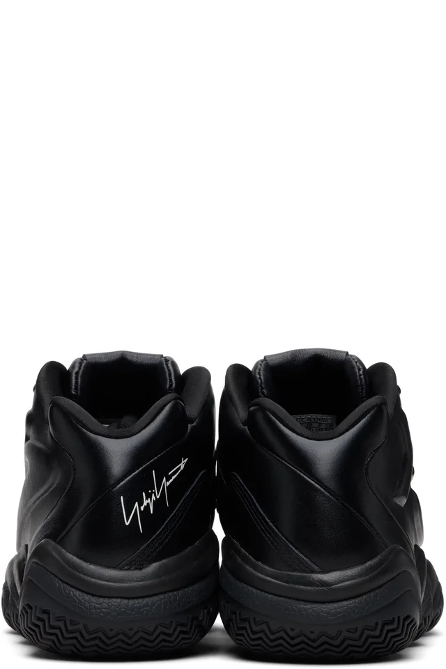 Y-3 Black Megaball Sneakers, photo 2 of 5 from SSENSE