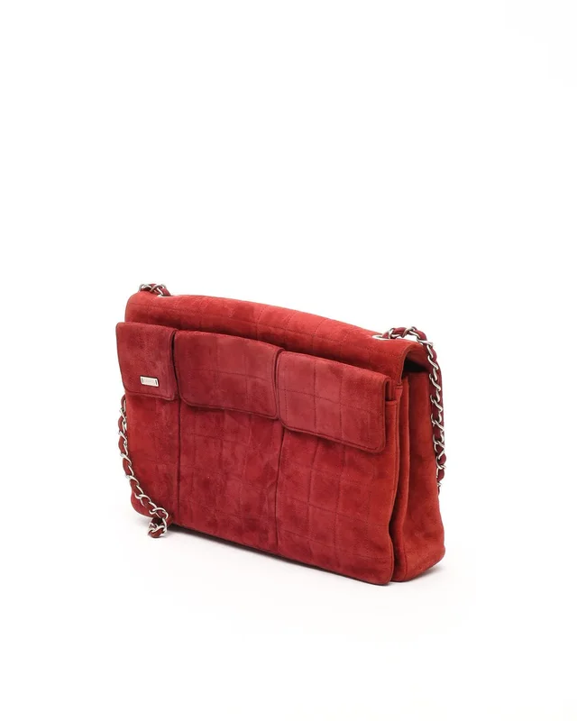 Chanel Square Quilted Mademoiselle Flap Bag in Suede from A Retro Tale, photo 3 of 15