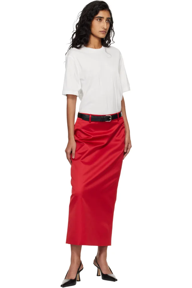 The Frankie Shop White Harper Soft Organic T-shirt, photo 5 of 5 from SSENSE