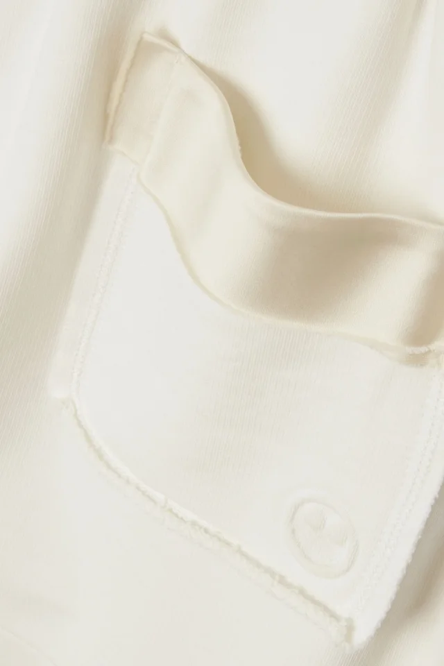 AZ Factory Free To Satin-Trimmed Cotton Mini Skirt in Ecru, photo 4 of 4 from THE OUTNET