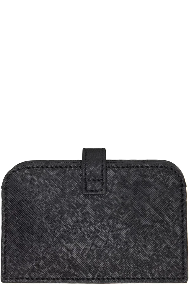 Vivienne Westwood Black Accordion Card Holder, photo 2 of 2 from SSENSE