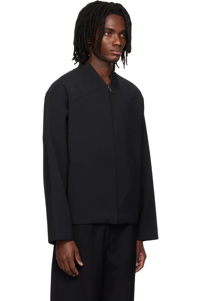 Entire Studios Black Tria Jacket, photo 2 of 3 from SSENSE
