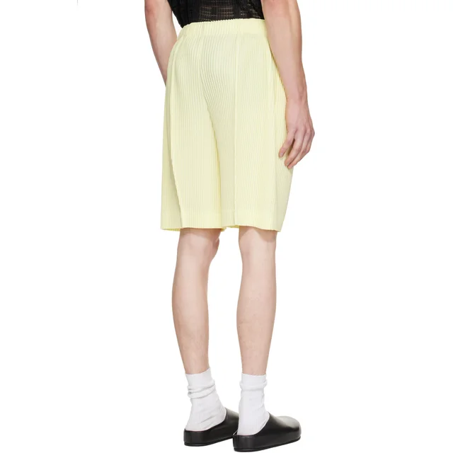 Homme Plissé Issey Miyake Monthly Colors August Pleated Shorts, photo 7 of 7 from SENSER