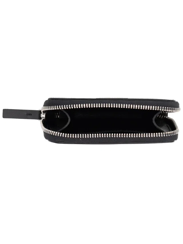 Maison Margiela Wallet — Black Leather in Black Leather from HEWI