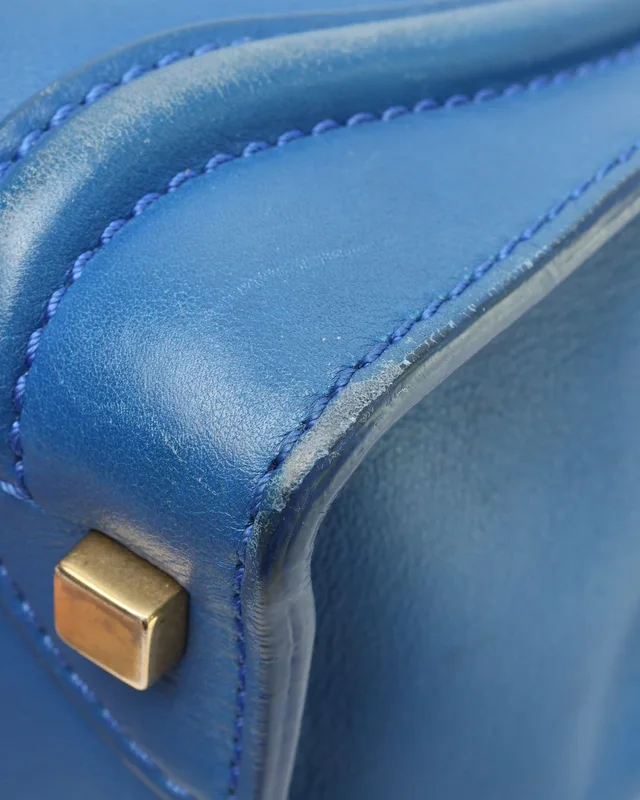 Celine Luggage Micro Bag in Leather from A Retro Tale, photo 6 of 11