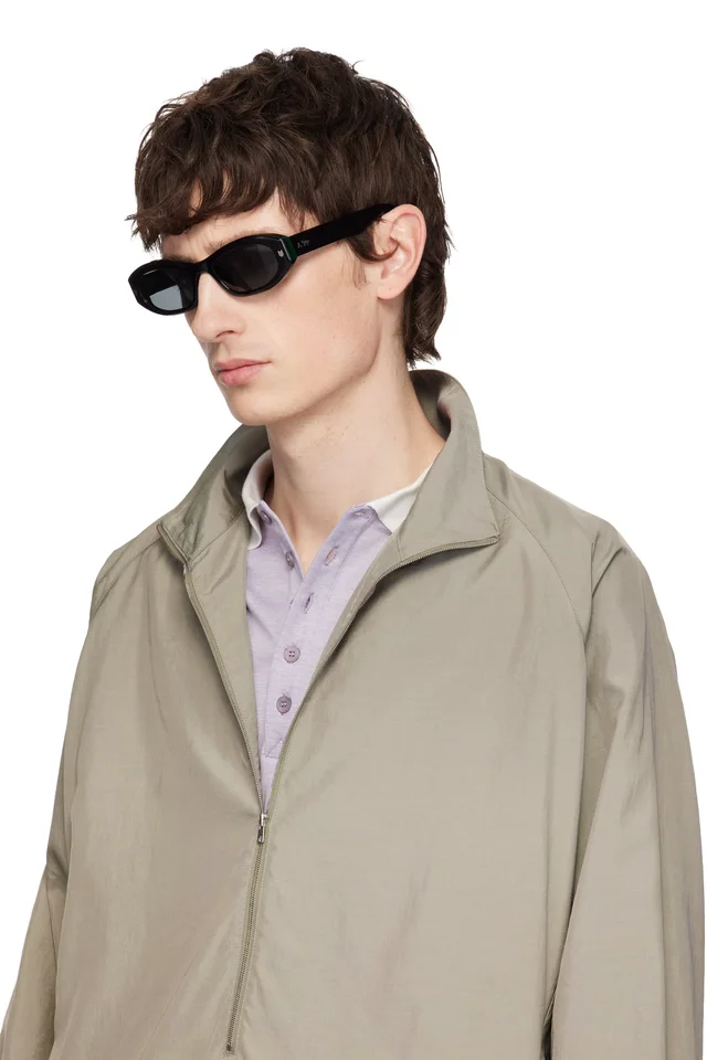 Maison Kitsuné Black A. Society Edition Ming Sunglasses, photo 4 of 4 from SSENSE