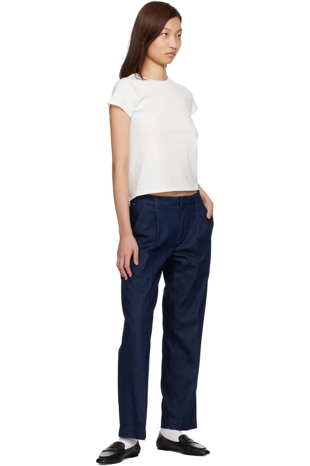 Citizens of Humanity Indigo Mallory Straight Trouser Jeans, photo 4 of 4 from SSENSE