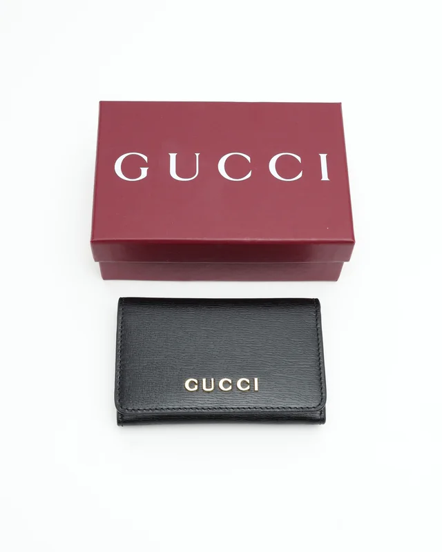 Gucci Flap Card Holder in Leather from A Retro Tale, photo 2 of 7