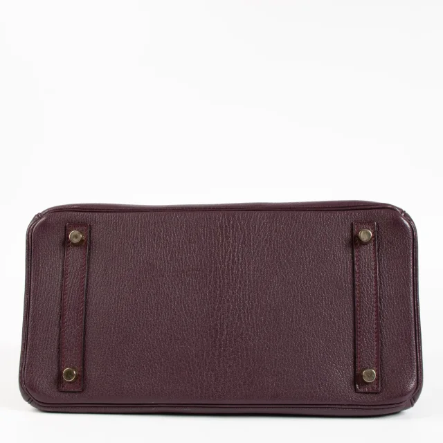 Hermès HSS Birkin 30 Quetsche Chevre Mysore BGHW in Goatskin from Labellov, photo 5 of 13