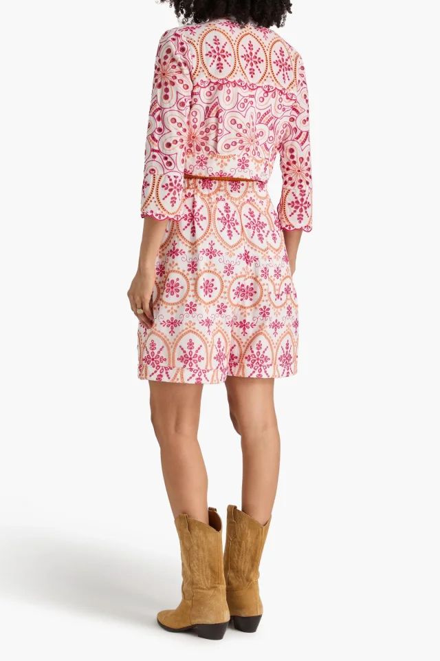 Charo Ruiz Ibiza Lyo Broderie Anglaise Cotton-Blend Shorts in White, photo 11 of 16 from THE OUTNET