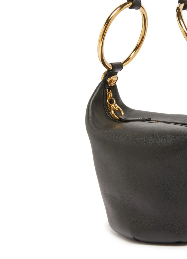 CHLOE Bracelet small shoulder bag in Black Main material: 100% leather domestic calf bos taurus, lining: 100% leather domestic calf, photo 6 of 9 from 24S (Canada)