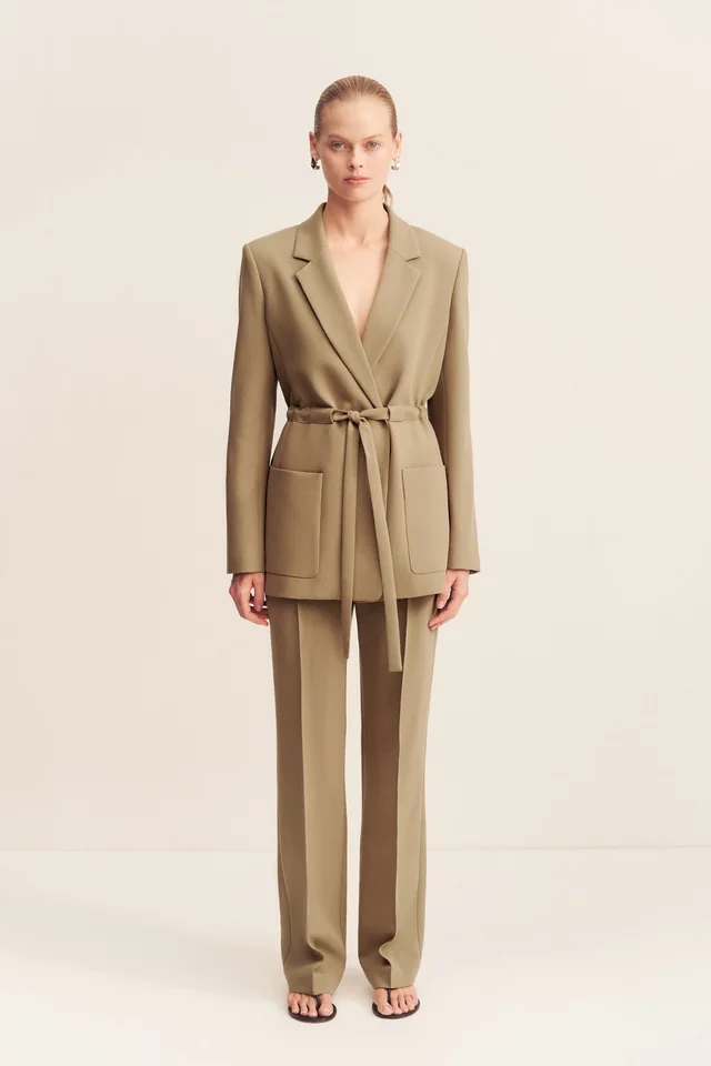 Shona Joy IRENA OVERSIZED BELTED BLAZER - OAK from Shona Joy, photo 1 of 1