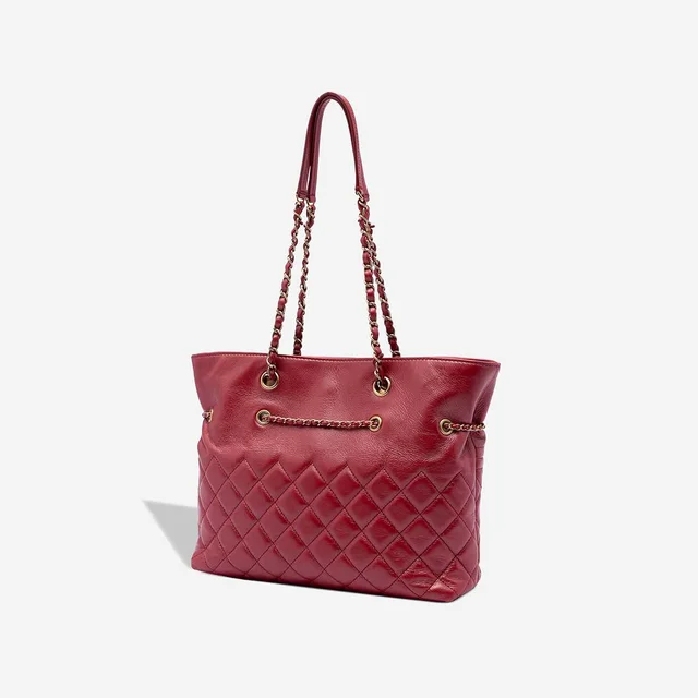 Chanel Shopping Tote Calf Red in Red Calfskin from SACLÀB, photo 2 of 2