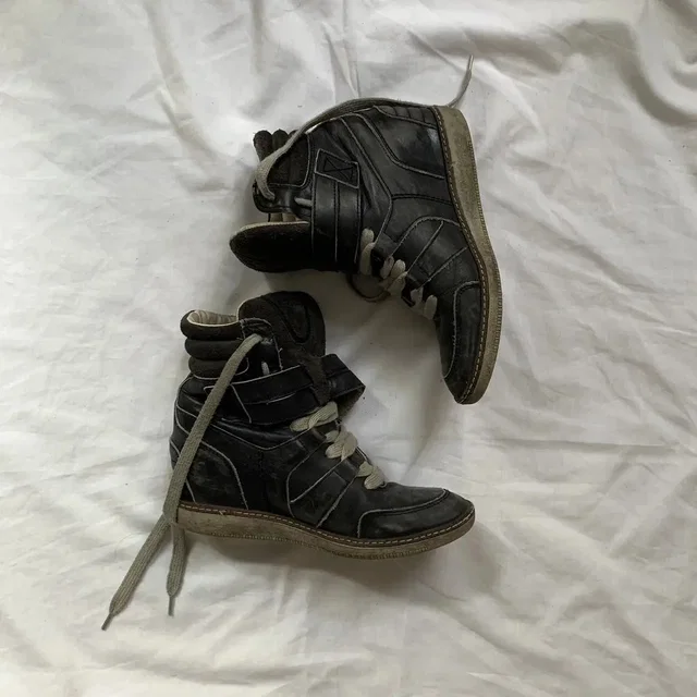 Diesel Avant Garde Wedge Sneakers / Boots in Brown, Women's (Size 7) in brown|red from Grailed