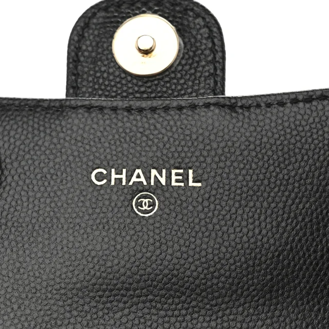 Chanel Caviar Quilted Mini Chain Belt Bag Black in Black Caviar leather from FASHIONPHILE, photo 6 of 11