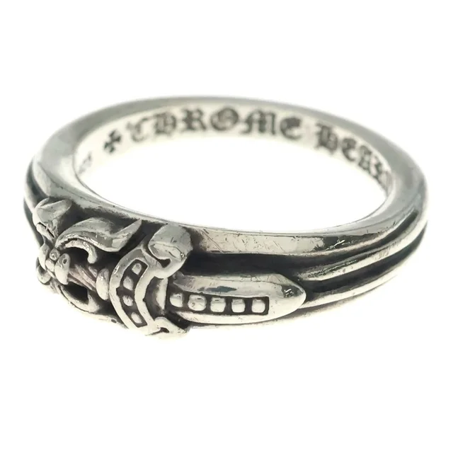 Chrome Hearts Baby Classic Dagger Ring Silver in Silver from The Reluxe
