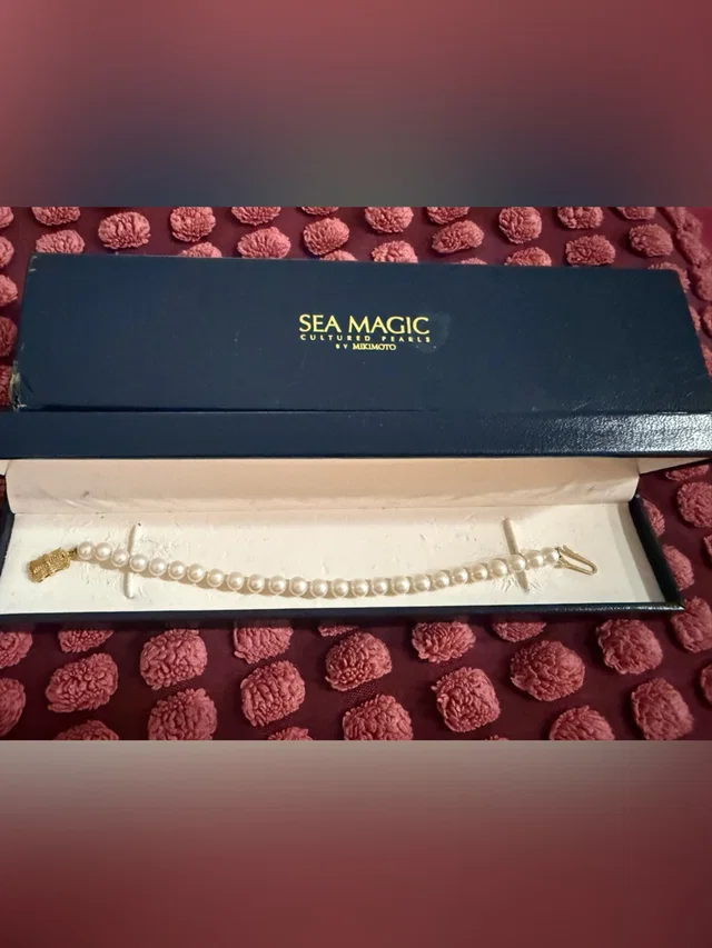 Mikimoto Blue Lagoon 14k Sea Magic Pearl Bracelet - Gold And White in white|gold from Poshmark