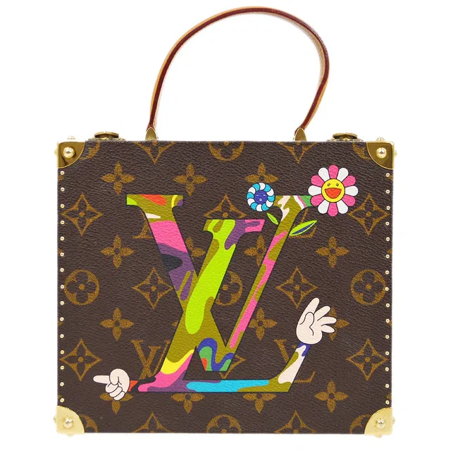 2007 Special Edition MOCA JEWELRLY BOX LV HAND M92477 in Coated canvas from AMORE Vintage Tokyo