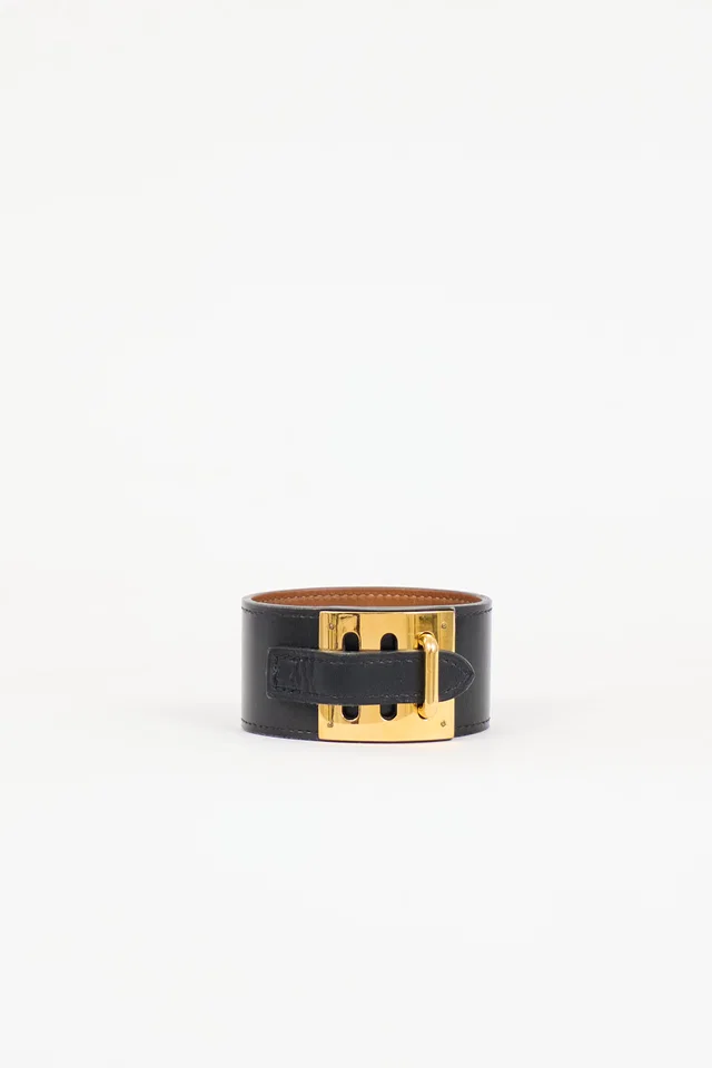 Hermès 2015 Box Leather Intense Bracelet in Box leather from VSP Consignment