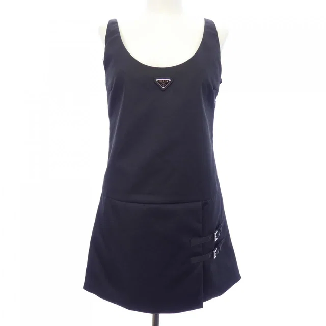 Prada Triangle Logo Dress in Nylon from The Reluxe