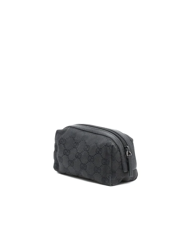 Gucci GG Canvas Leather Pouch in Canvas from A Retro Tale, photo 2 of 8