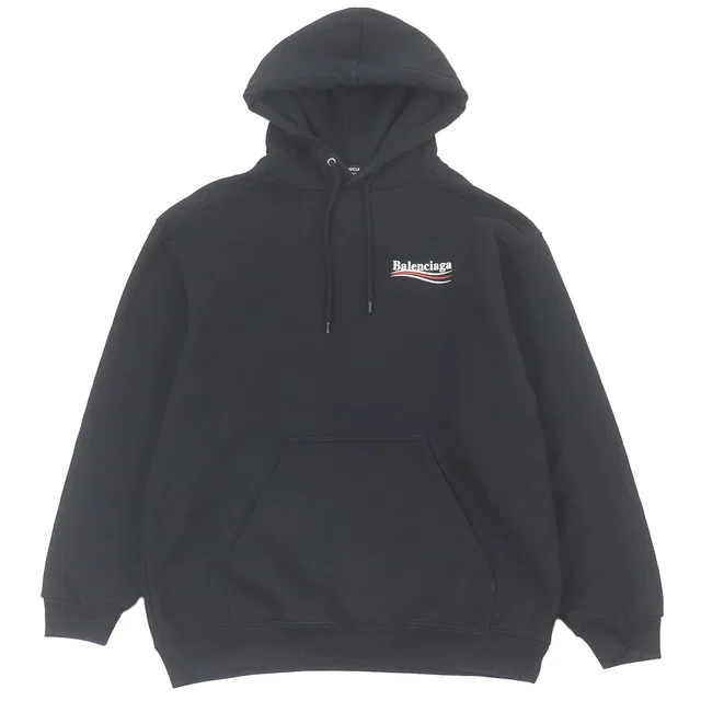 Balenciaga Campaign logo print cotton hoodie from LuxUness