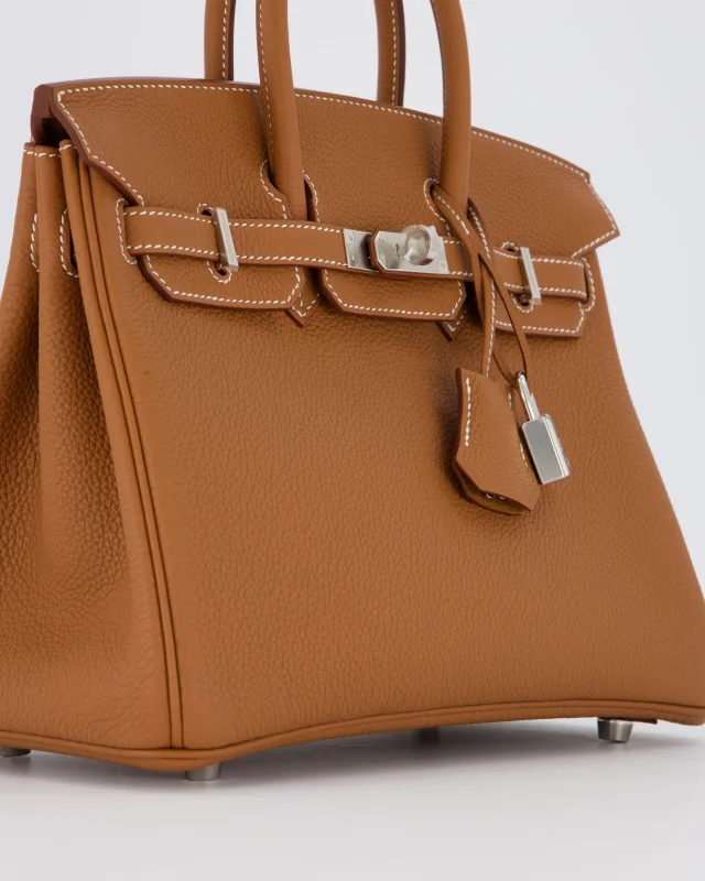 Hermès Birkin 25 Retourne Bag in Gold Togo leather from Sellier, photo 10 of 21
