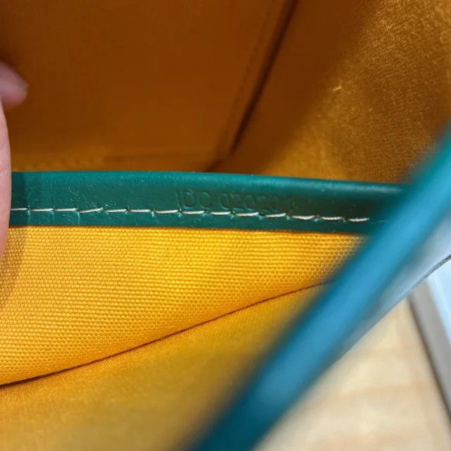 Goyard Belvedere II Messenger Bag Coated Canvas PM in green Coated canvas from Rebag, photo 7 of 7