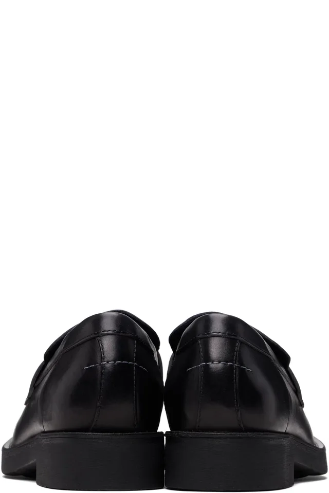 MM6 Maison Margiela Black City Biker Loafers, photo 2 of 4 from SSENSE