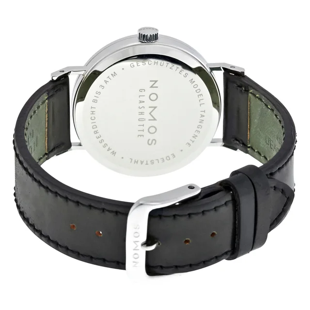 Nomos Tangente Galvanized White Dial Black Leather Men's Watch 101, photo 3 of 3 from Jomashop