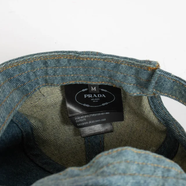 Prada Baseball Cap - Size M in Blue Denim from Labellov, photo 3 of 4