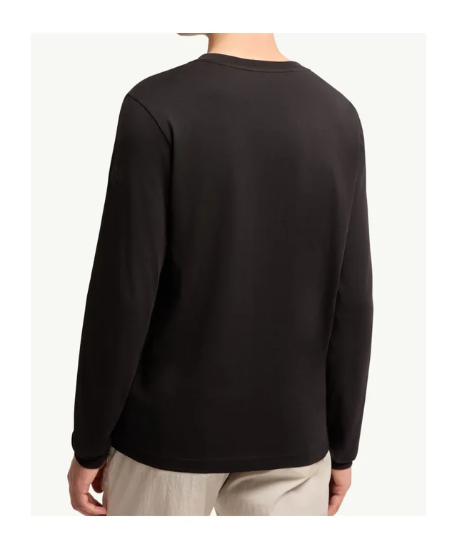 Moncler Logo Cotton Long Sleeve T-Shirt, photo 3 of 6 from SENSER