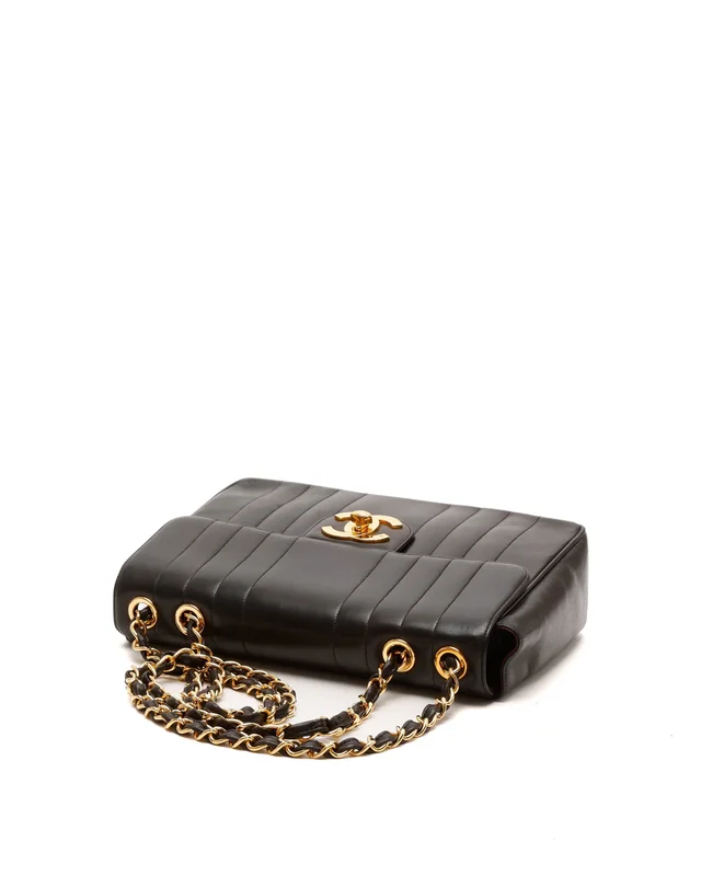 Chanel Jumbo Vertical Single Flap Bag in Lambskin from A Retro Tale, photo 4 of 8